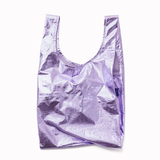 Standard Baggu Shopper | Metallic Lavender