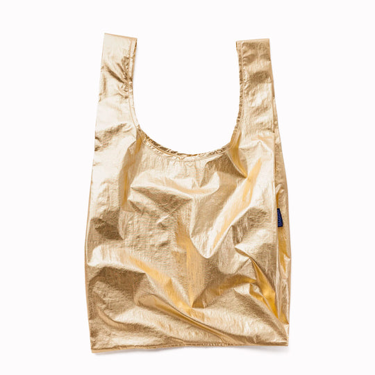 Standard Baggu Shopper | Metallic Gold