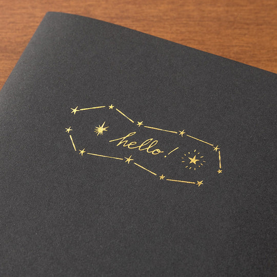 Add some shine to your journalling with Midori's foil transfer stickers. The designs are printed in gold foil with a super sticky adhesive back. You transfer them to your notebook by lightly rubbing the design against the paper and they look like they have been authentically foil stamped