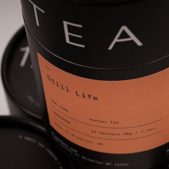 Still Life Herbal Tea Sachets is a caffeine‑free, spice‑forward herbal blend that reimagines classic masala chai. Crafted from single‑origin ginger, cinnamon, cardamom, fennel and black pepper