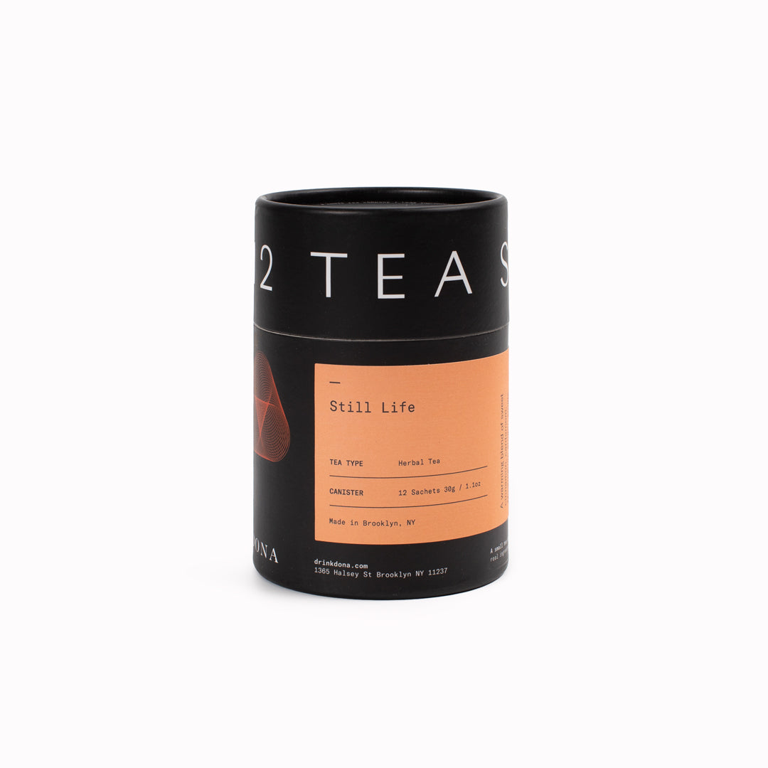 Still Life Herbal Tea Sachets is a caffeine‑free, spice‑forward herbal blend that reimagines classic masala chai. Crafted from single‑origin ginger, cinnamon, cardamom, fennel and black pepper