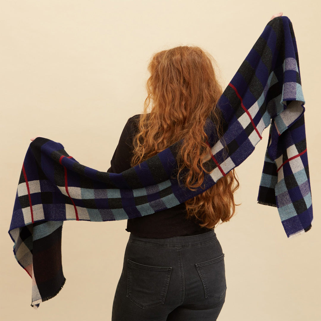 Stölzl Lambswool Scarf | Indigo