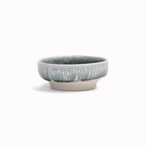 This Dip Dish has a wide flat foot keeping it sturdy on a flat surface. This makes it versatile and perfect for holding a generous portion of your favourite condiments such as soy sauce or a spicy mayo