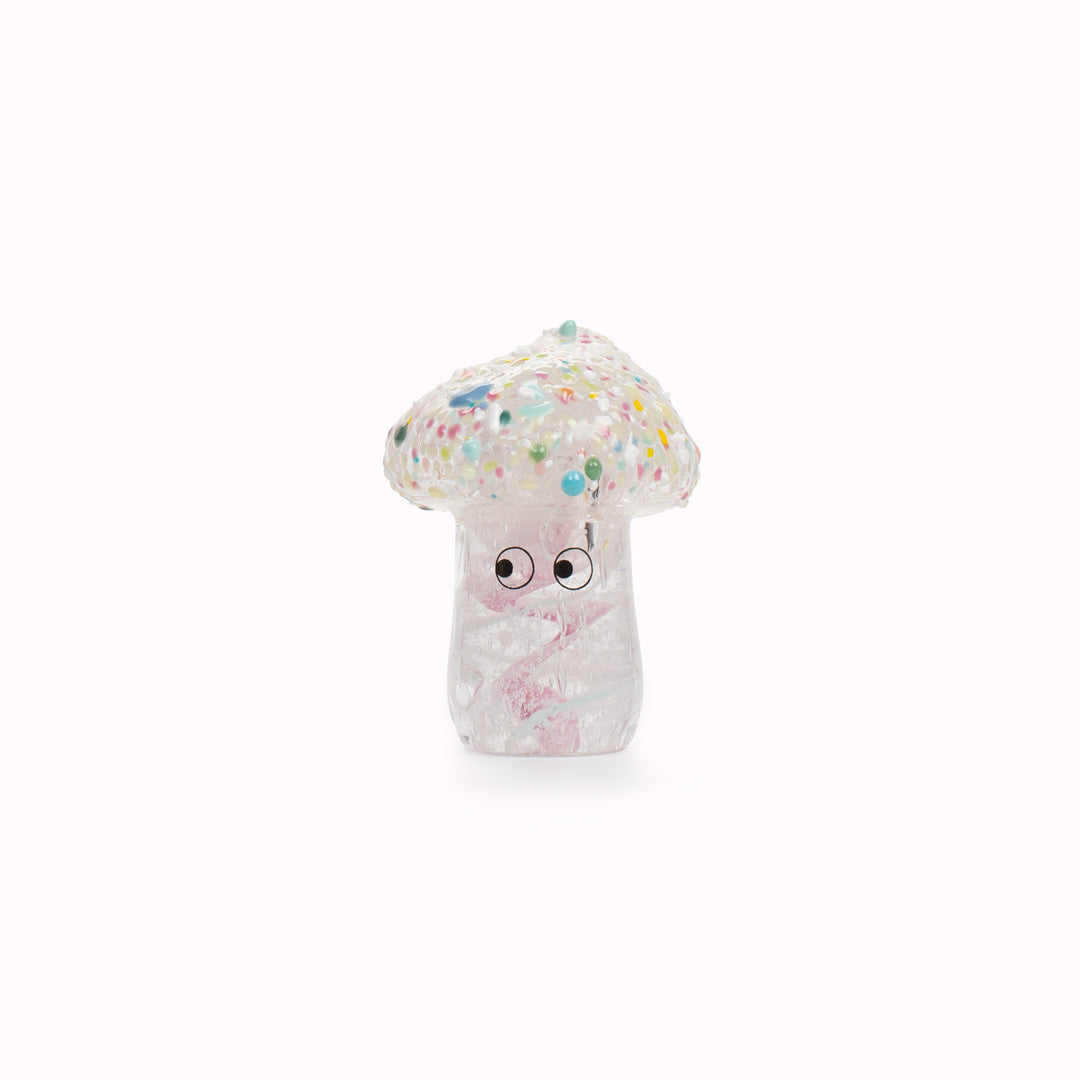 Crystal Blob | Glass Figurine | Speckled Shroom