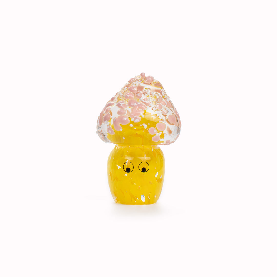 Crystal Blob | Glass Figurine | Speckled Shroom