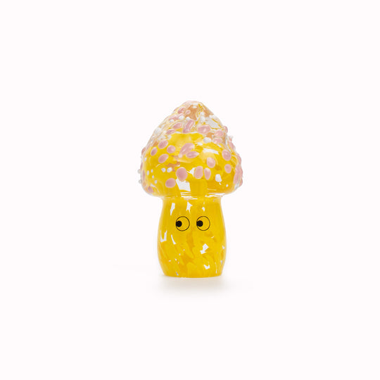 Crystal Blob | Glass Figurine | Speckled Shroom