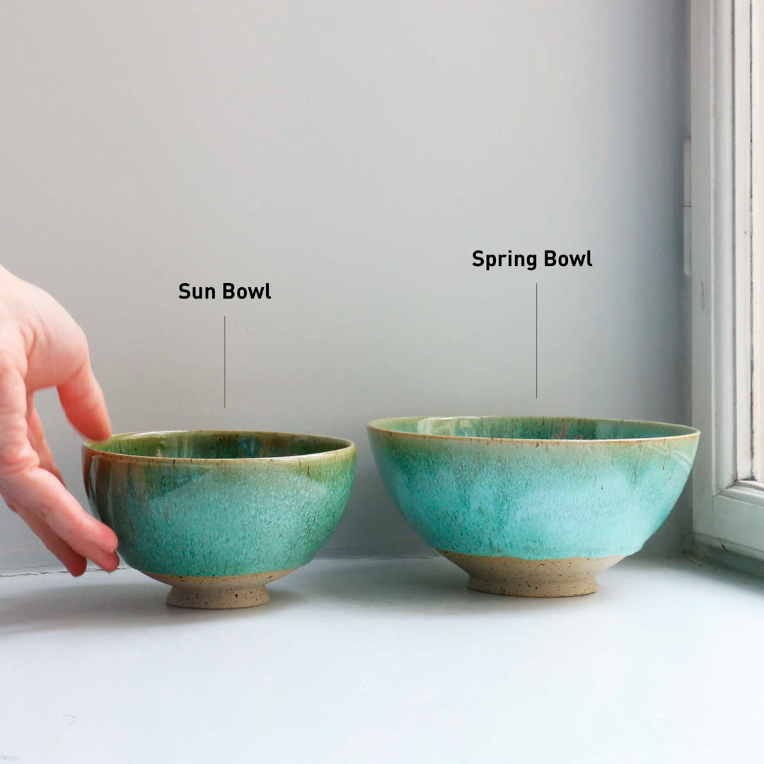 Each bowl is individually wheel thrown and hand glazed by a member of the Studio Arhoj team, ensuring that no two are exactly alike.