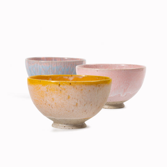 Sun Bowl | Speckled Stoneware Bowl | Pastel Shades