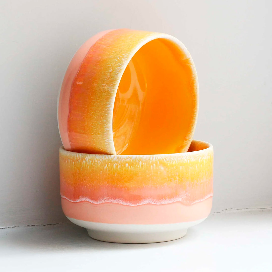 Danish Designers Studio Arhoj are renowned for their unique and colourful ceramics and this Sunset Munch Bowl is no exception, perfect for soups, pasta also heaps of cereal!