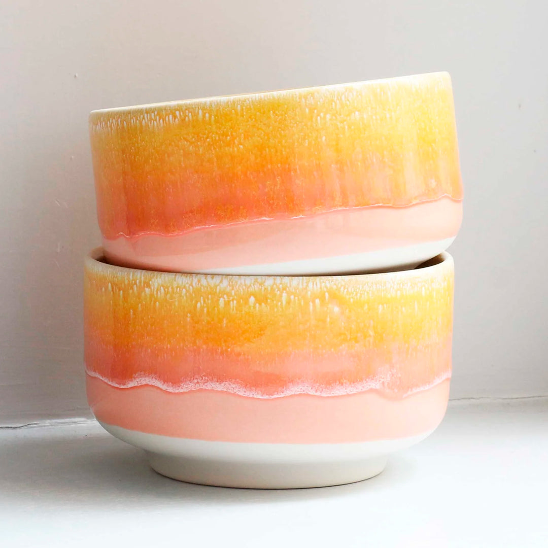 Danish Designers Studio Arhoj are renowned for their unique and colourful ceramics and this Sunset Munch Bowl is no exception, perfect for soups, pasta also heaps of cereal!