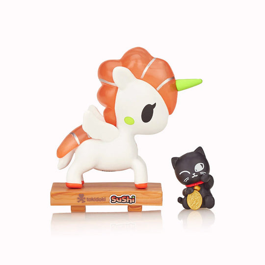 The Sushi Unicorno series by Tokidoki is a delightful blend of the traditional Japanese delicacy and the whimsical world of Unicornos.