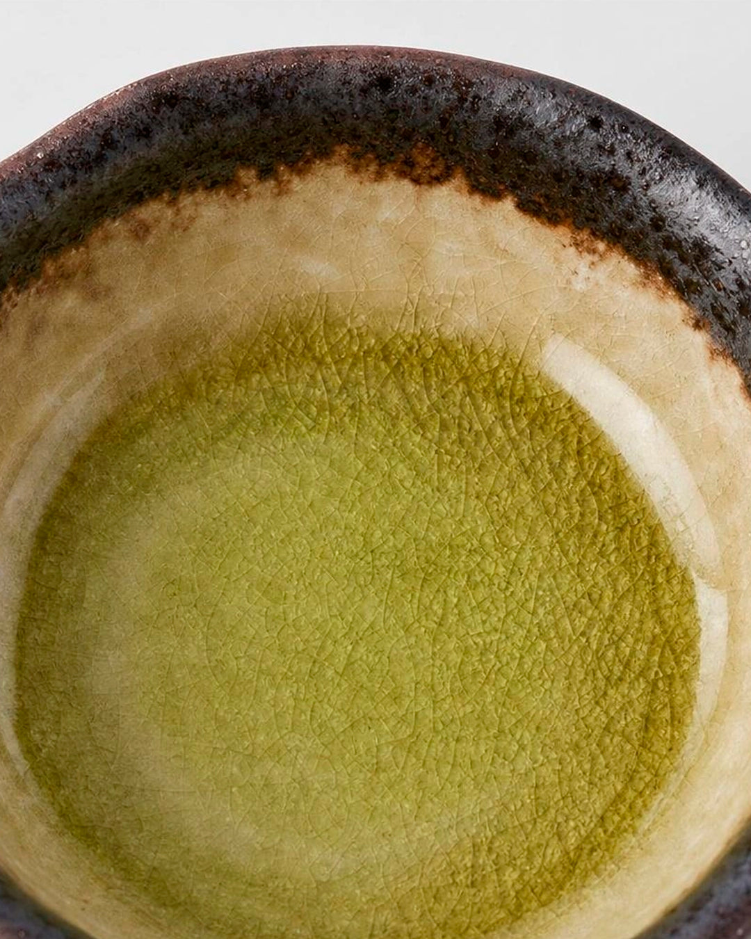 8cm Lime Green Glazed Table Sauce Dish for Sauces or Dips
