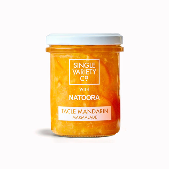  This Tacle Mandarin Marmalade is a vibrant, citrus-packed powerhouse created by the preserve experts at Single Variety Co. 