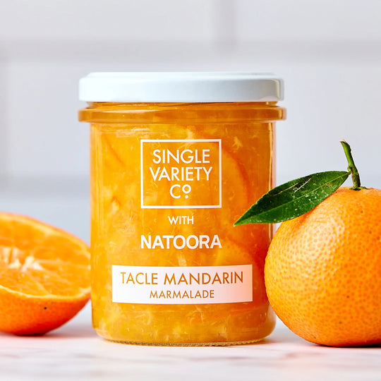  This Tacle Mandarin Marmalade is a vibrant, citrus-packed powerhouse created by the preserve experts at Single Variety Co. 
