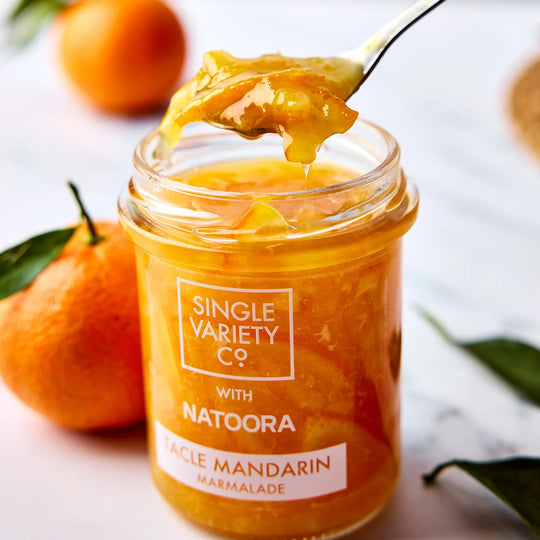  This Tacle Mandarin Marmalade is a vibrant, citrus-packed powerhouse created by the preserve experts at Single Variety Co. 