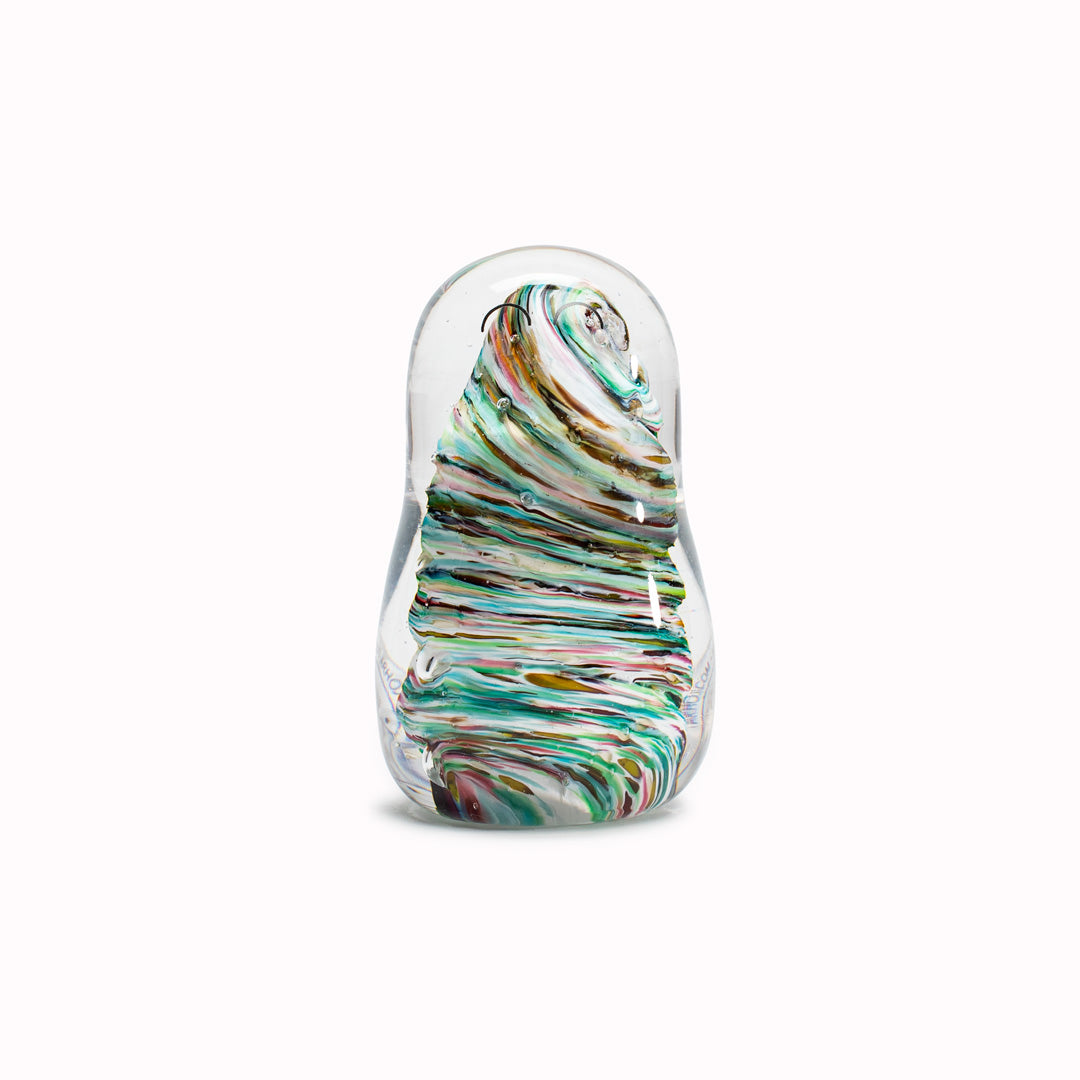 Meet the newest additions to the Studio Arhoj family of colourful characters - a personality laden decorative glass 'Crystal Blob' figurine! Think of these as cousins to Anders Arhoj's ceramic creations. Inspired by Japanese ceramics but with a Scandinavian twist.