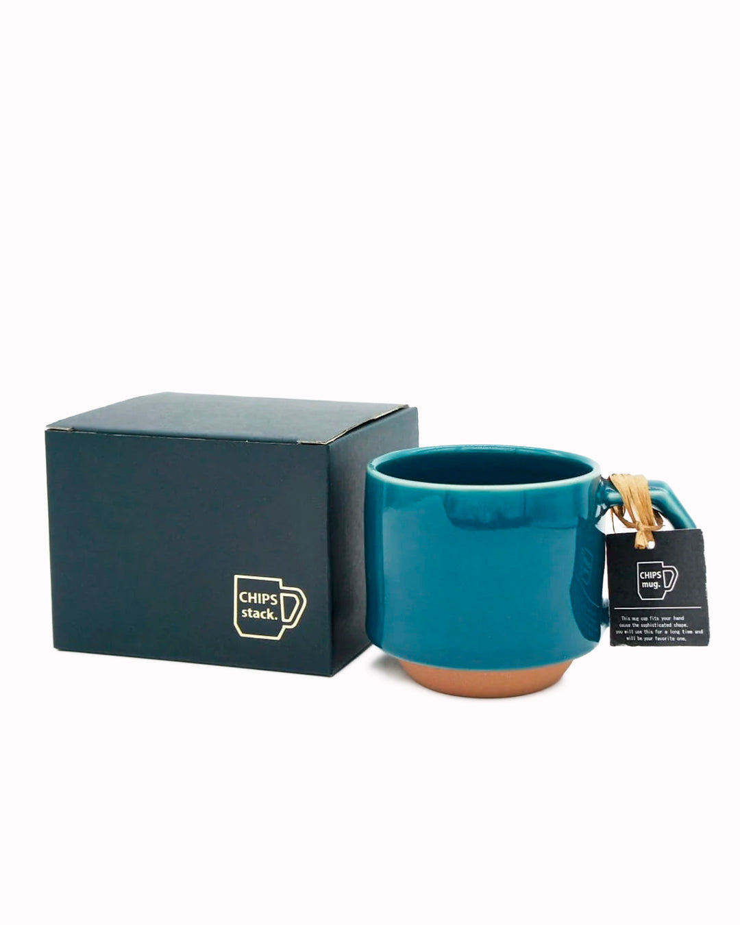 The CHIPS Stack Mug in Teal keeps things simple: a solid everyday cup with clean lines and a bold colour finish