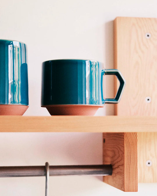 The CHIPS Stack Mug in Teal keeps things simple: a solid everyday cup with clean lines and a bold colour finish