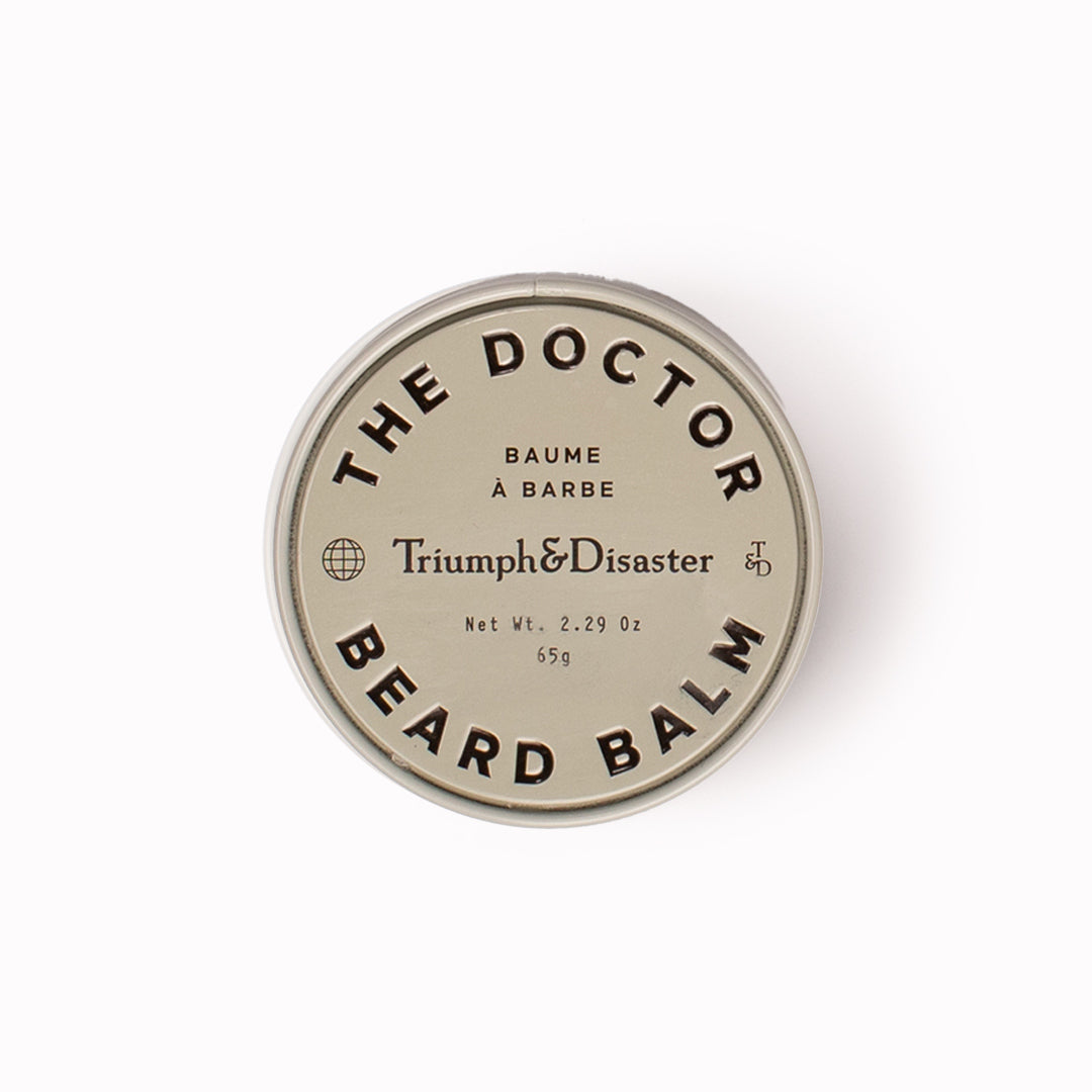 The Doctor is a fine quality beard balm for taming and shaping and named after one of the most famous beard 'sporting' heroes, WG Grace. from Triumph and Disaster