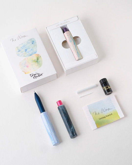 Each piece has a slightly unique finish, with subtle variations in tone that reflect its previous life. Designed for journaling, note-taking and sketching, it delivers a clean, consistent line while actively reducing plastic waste.