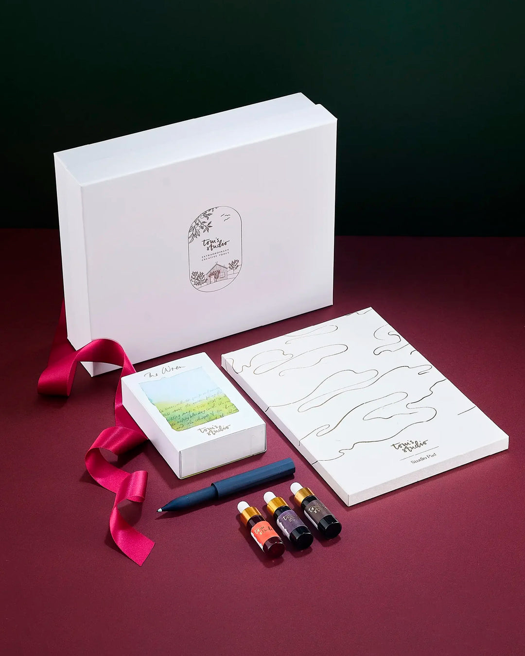 Refillable Fibre Tip Pen Gift Set | The Wren | Ivy
