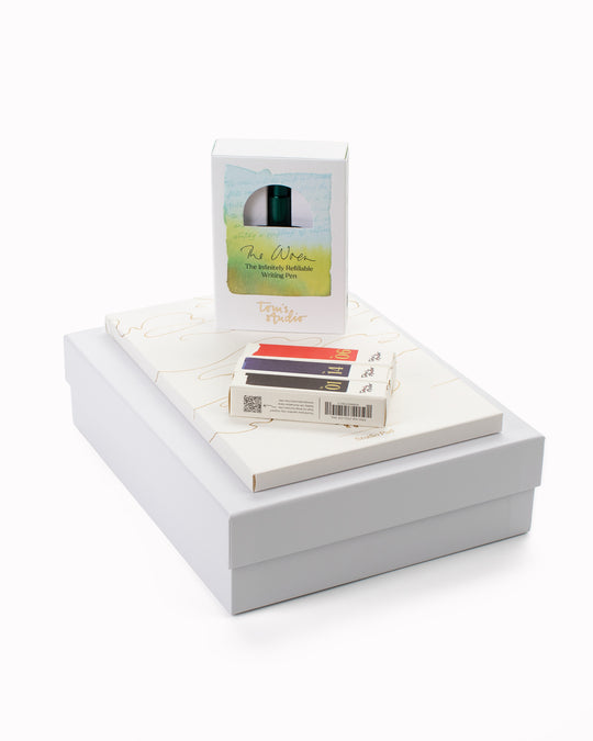 Refillable Fibre Tip Pen Gift Set | The Wren | Ivy