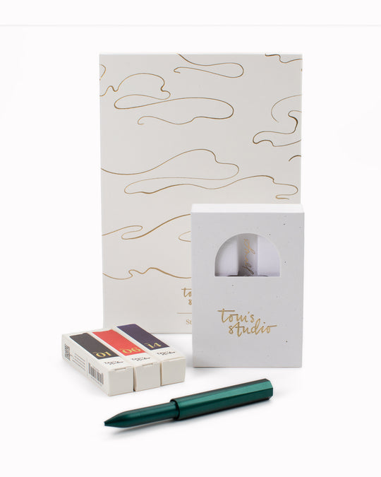 Refillable Fibre Tip Pen Gift Set | The Wren | Ivy