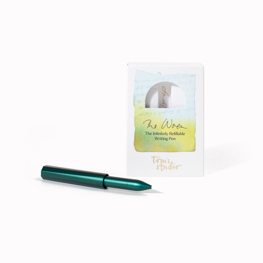 The Ivy Wren by Toms Studio. A solid pocket-sized fountain pen built for daily carry, sketching, and journaling. Durable, refillable, and precision-made.