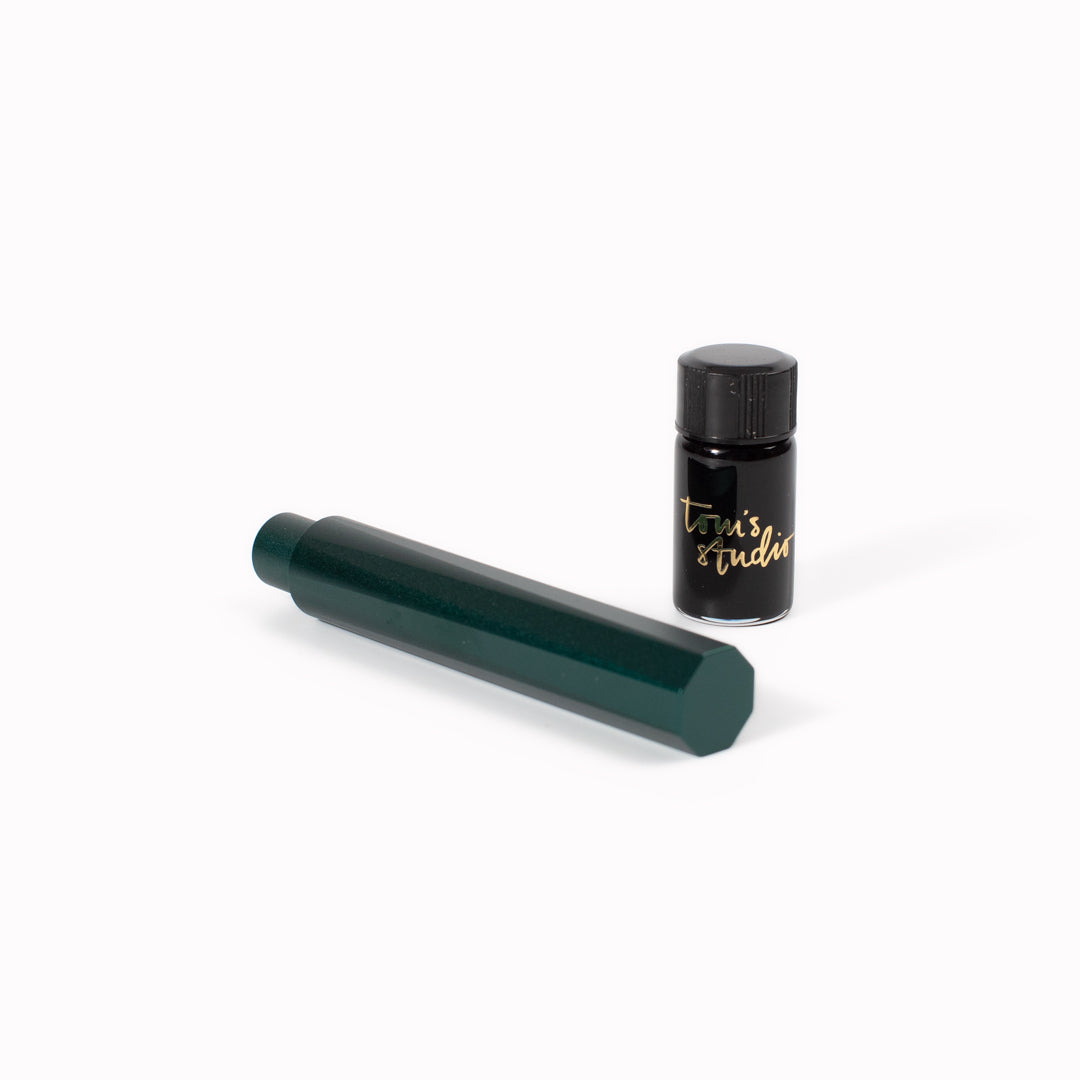 The Ivy Wren by Toms Studio. A solid pocket-sized fountain pen built for daily carry, sketching, and journaling. Durable, refillable, and precision-made.