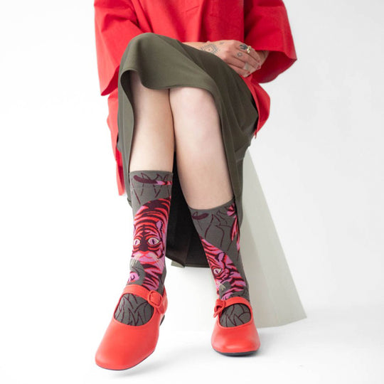 Bonne Maison have been producing high quality Egyptian cotton socks in Europe since 2012. Each seasonal collection tells stories in colour and pattern