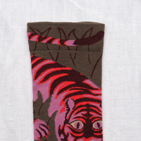 Bonne Maison have been producing high quality Egyptian cotton socks in Europe since 2012. Each seasonal collection tells stories in colour and pattern