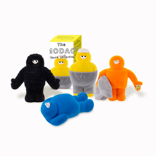 This first figure collection features four laid-back friends caught enjoying life’s quieter pleasures, from pizza in bed to simply taking it easy.