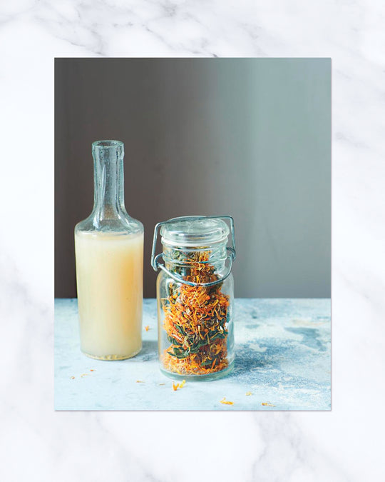 Divided between Tonics, Teas and Drinks, recipes include dairy kefir, beet kvass, ginger shots, Armenian herbal tea, Afghan pin chai, elderflower cordial, amazake and kombucha.