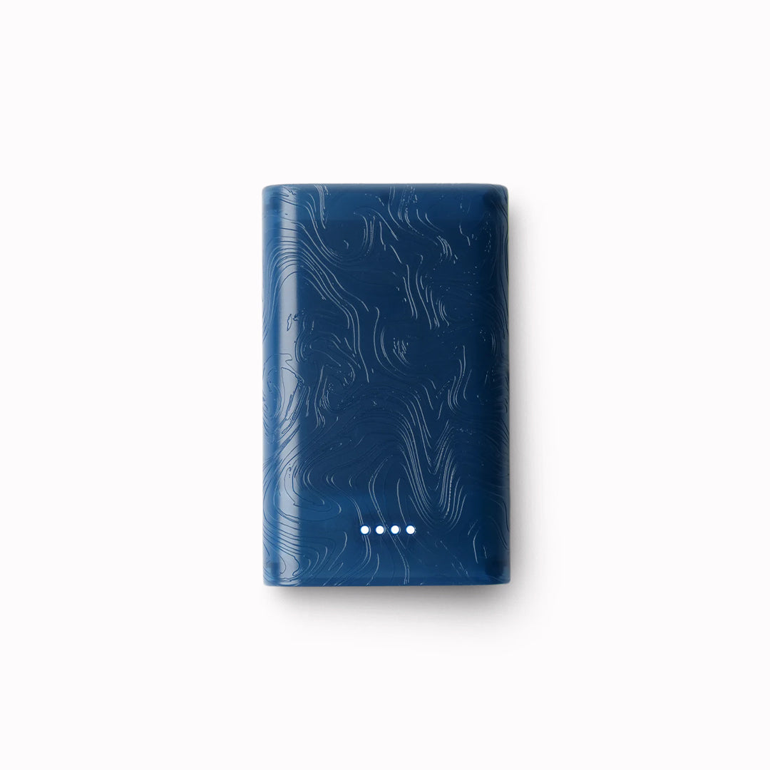 The Gomi Translucent Midnight 10000 mAh Power Bank is a powerful UK made device charger that is entirely made from re-purposed and recycled materials.&nbsp;