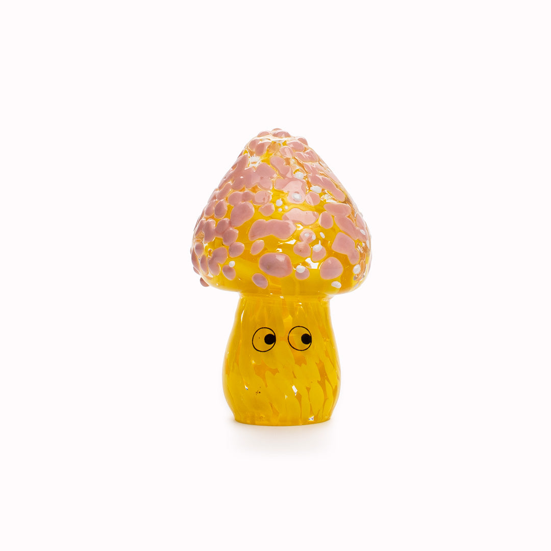 Crystal Blob | Glass Figurine | Speckled Shroom