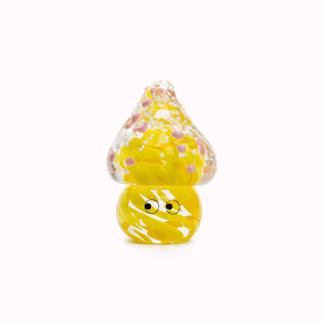 Crystal Blob | Glass Figurine | Speckled Shroom