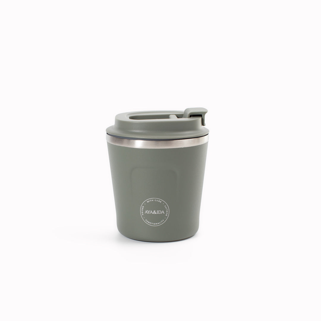 The CUP2GO by Danish brand Aya&Ida is a functional and sustainable reusable coffee cup with a contemporary colour palette indicative of its Scandinavian design credentials.