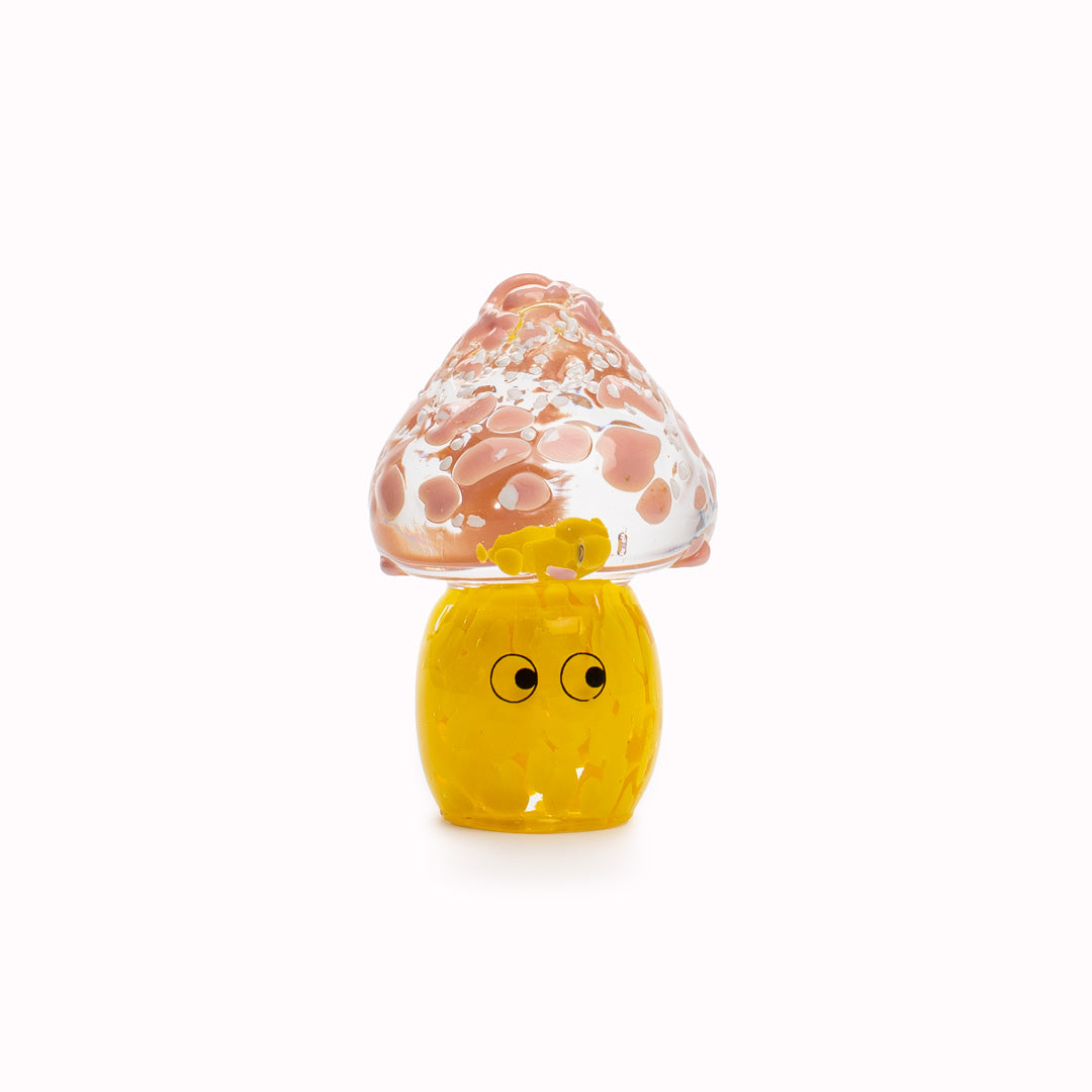 Crystal Blob | Glass Figurine | Speckled Shroom