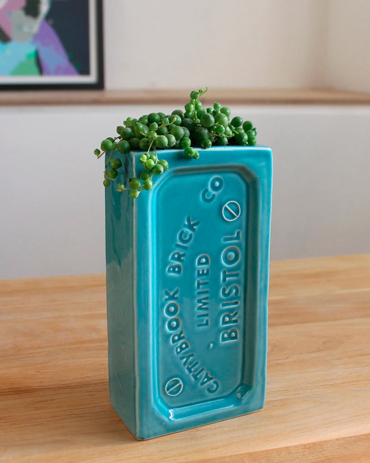 Buy a slice of Bristol's heritage! The Bristol Brick Ceramic Vase is cast from Cattybrook bricks, the same bricks used to make the Severn Tunnel.&nbsp;