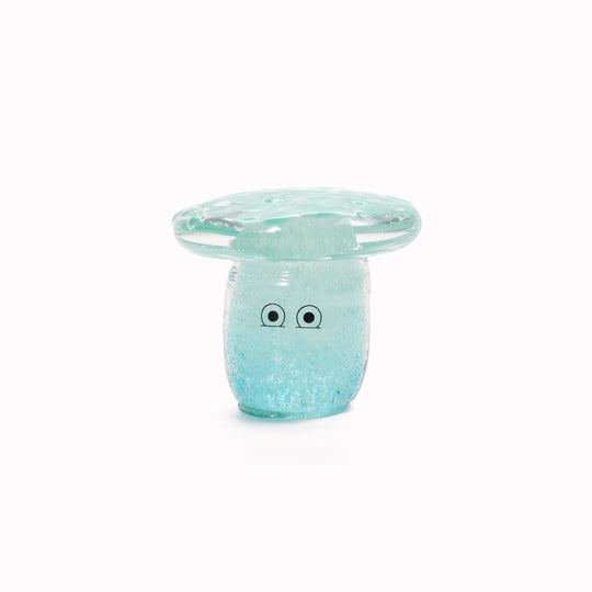 Crystal Blob | Glass Figurine | Speckled Shroom