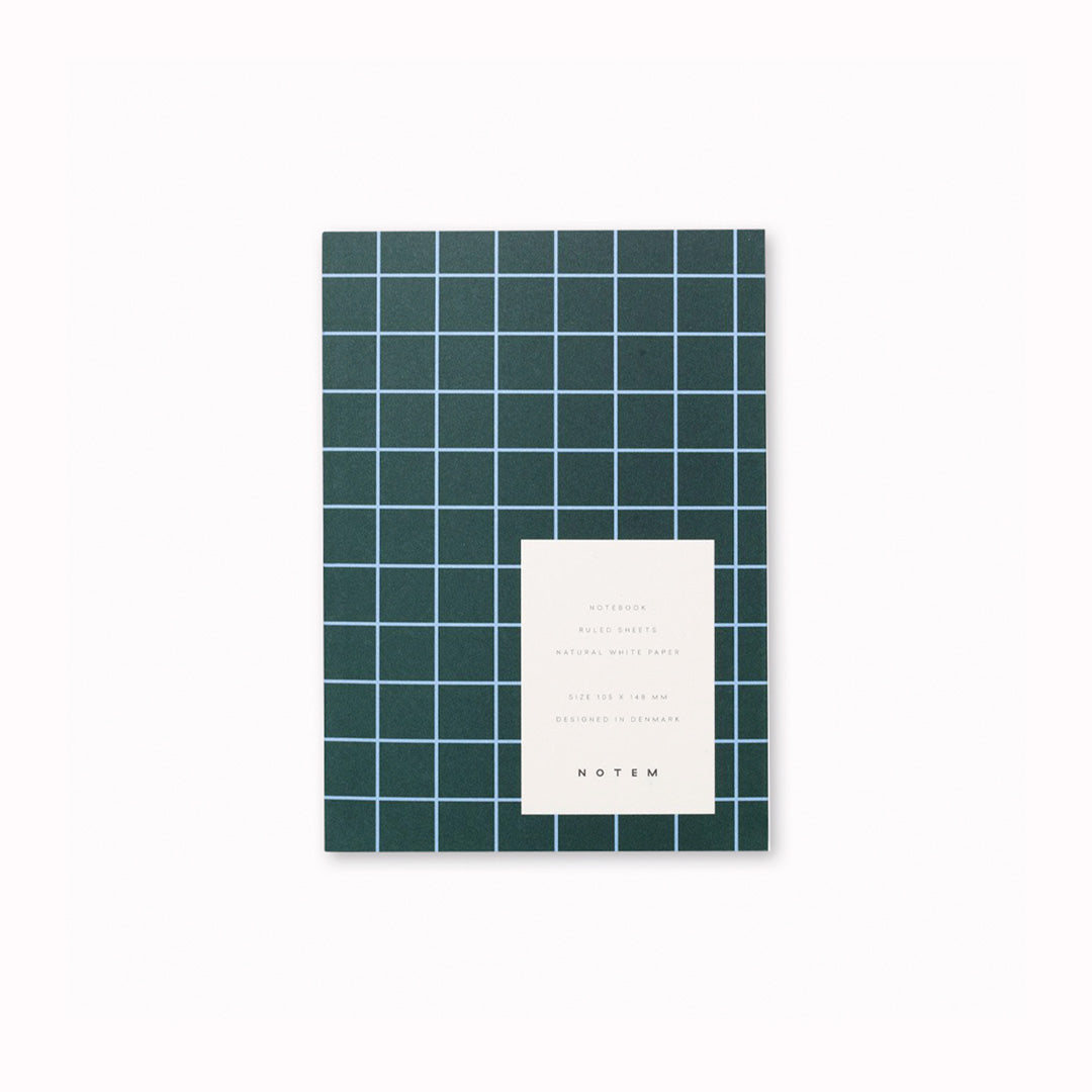 Pocket sized approximately A6 Dark Green notebook has 160 pages of high-quality lined paper leaving space for ideas, to do's and notes on the go. Whether you need a notebook for work, school, or personal use the Notem Notebook is the perfect choice for you.