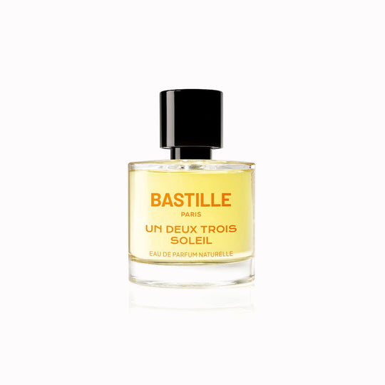 Un Deux Trois Soleil by Bastille is an ambery natural eau de parfum that is warm, summery and joyful. 50 ml bottle