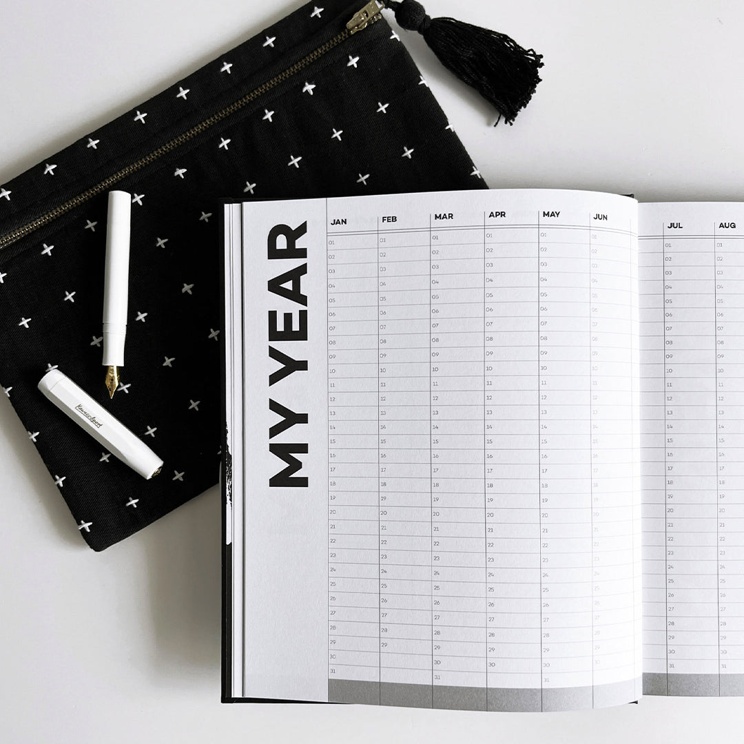 Undated Planner | Horizontal Layout | 19x23 cm