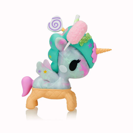 Discover the sweet charm of the Ice Cream Shop Unicorno collection, where nine adorable blind box figures celebrate the joy of frozen treats.