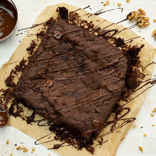 Vegan Chocolate & Walnut Brownie Bottled Baking Mix