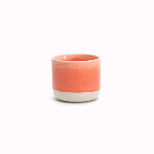 Vermillion Sip Cup - Each piece is handmade in Denmark - meaning glaze colour and finish will never be exactly the same on any two items, but this is absolutely a part of their unique appeal.&nbsp;