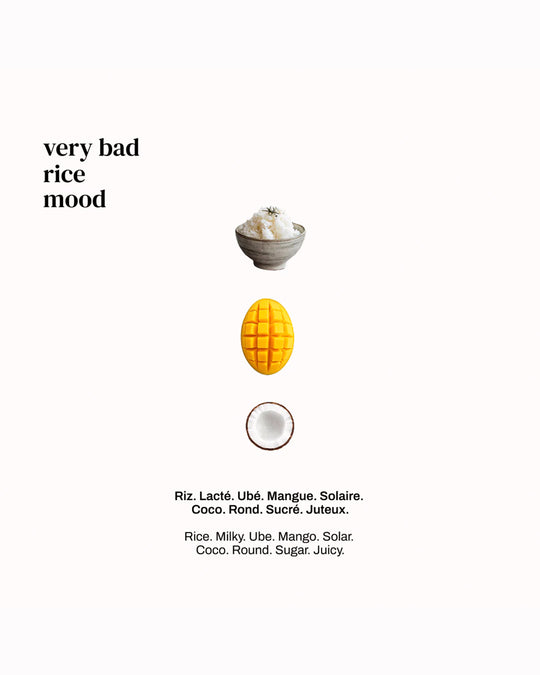 Versatile Paris’s Very Bad Rice Extrait de Parfum is deliberately off-centre. It takes a familiar note — soft, starchy rice — and pushes it somewhere darker, more textural. The opening leans subtly savoury.