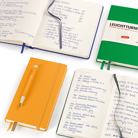 Medium Weekly Planner+Notebook | 2026 | Hardcover | A5 Dotted