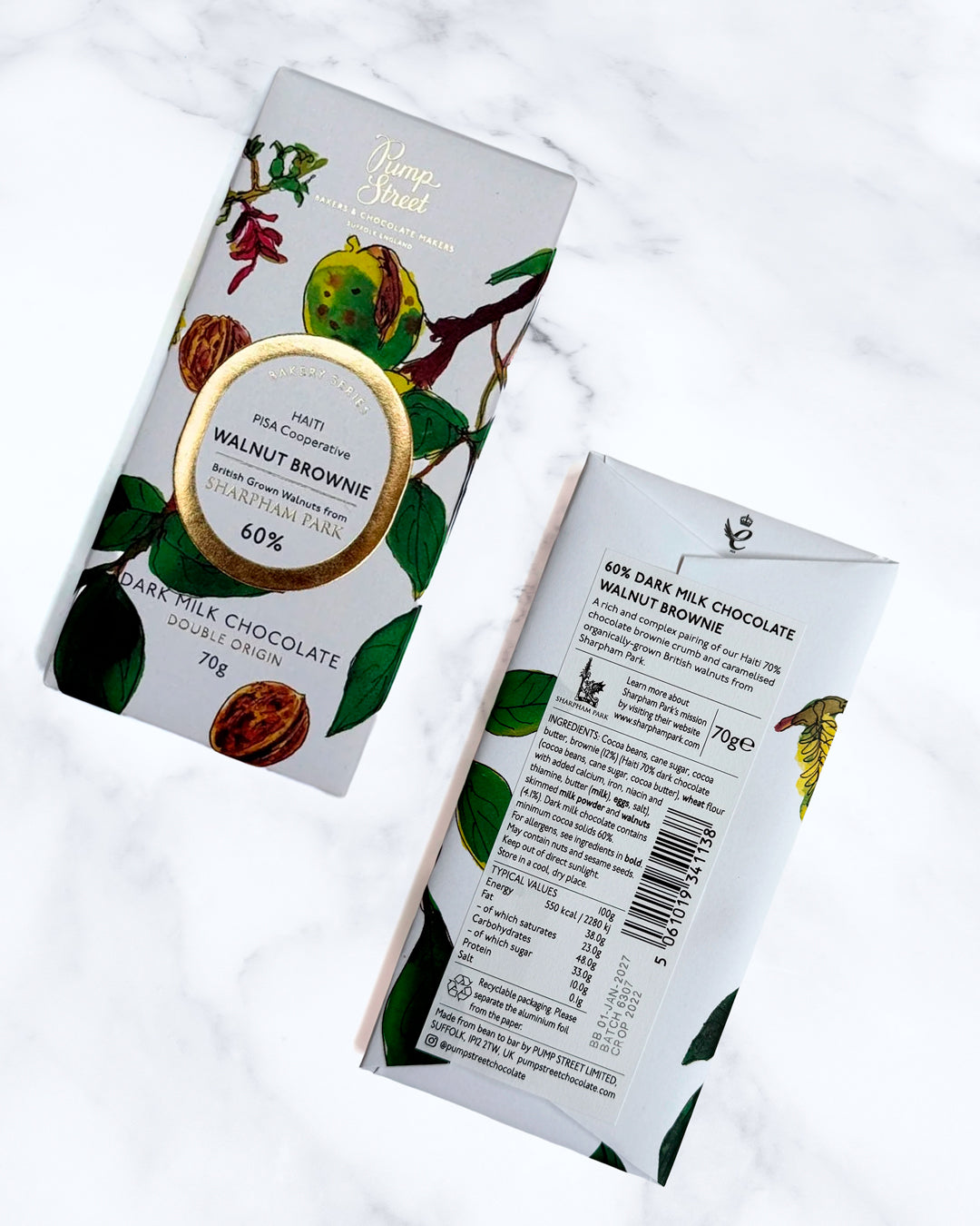 Double Origin Series - Haiti Beans + Sharpham Park organic British walnuts