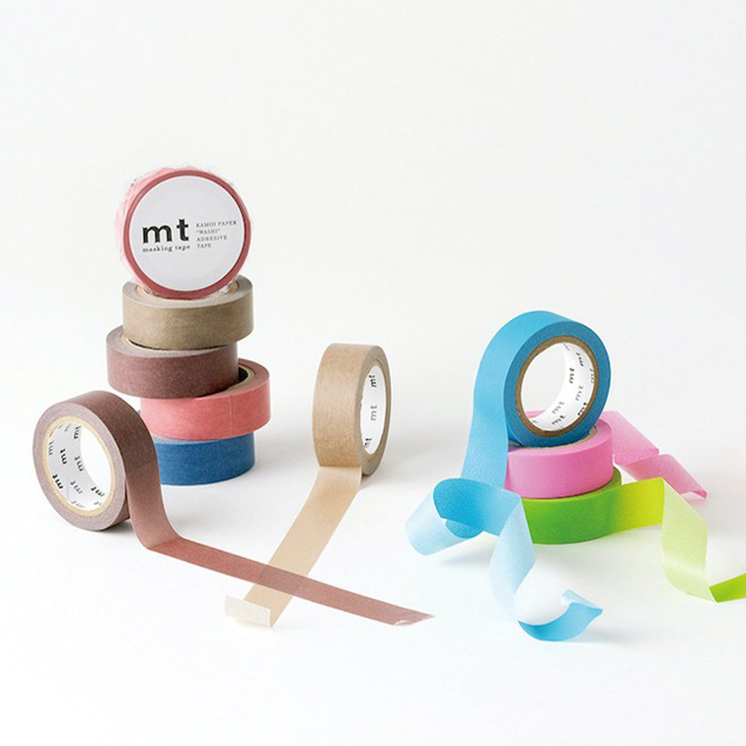 Washi Tape from MT Tape  Washi tape is a type of decorative adhesive tape made from traditional Japanese paper called washi. MT tape is a brand of washi tape that offers a variety of colors, patterns and sizes. You can use washi tape to decorate your notebooks, cards, gifts, walls and more. Washi tape is easy to tear by hand, repositionable and removable without leaving any residue.